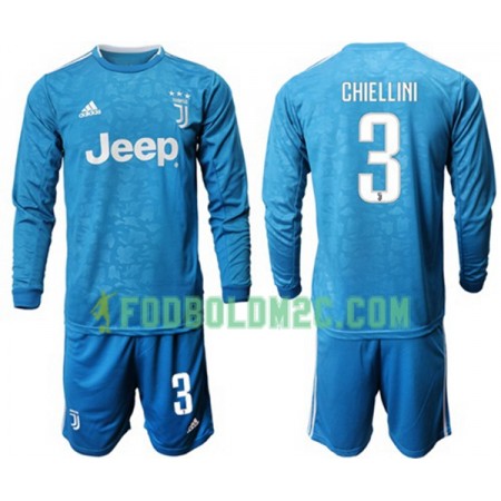 Juventus Chiellini 3 Børn Tredjesæt 2019/20 Langærmet (+ Korte bukser)